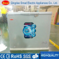 Single Solid Door Deep Chest Display Freezer 300L with Lock & Key